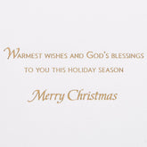 A Child is Born Religious Christmas Greeting Card